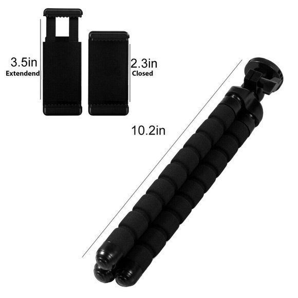 Mini Flex Tripod For Smartphones +Digital Cameras + GoPro Cameras - Picture 5 of 5